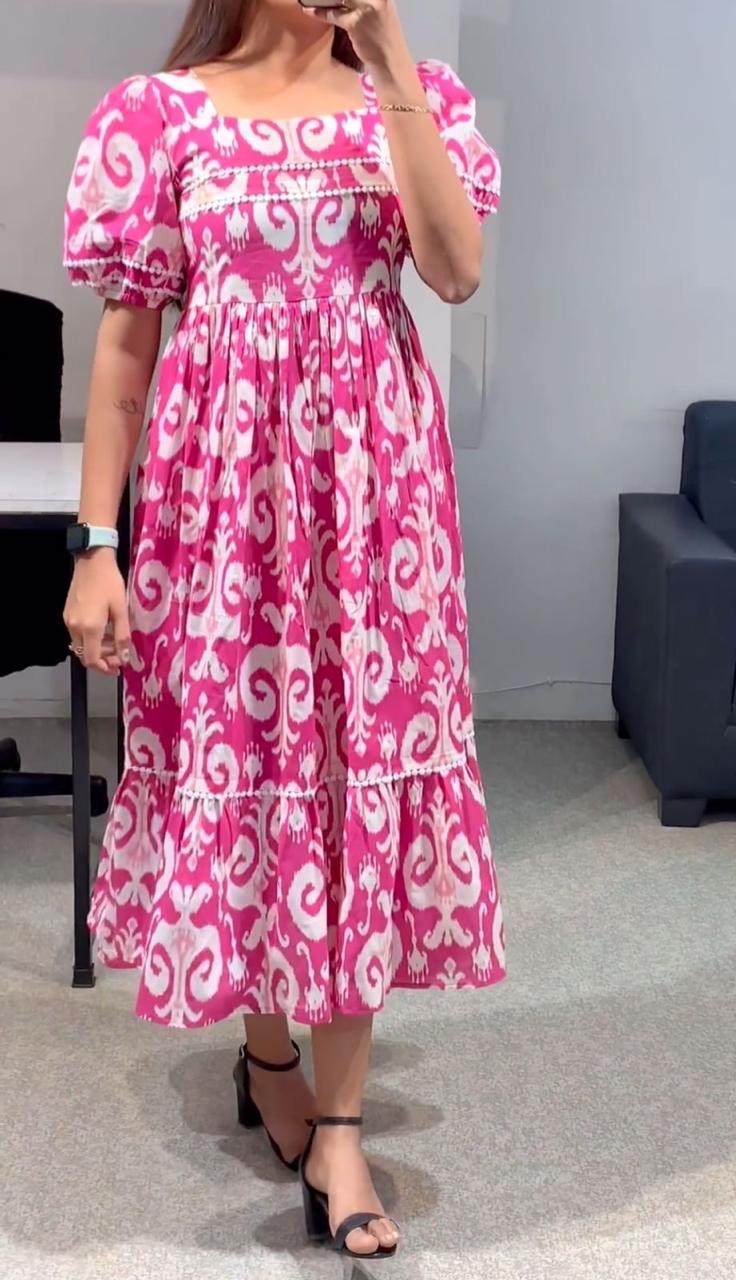 Deep Pink Maxi Dress