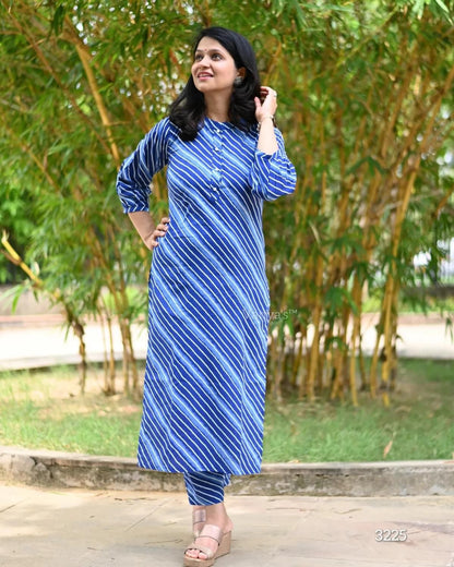 Beautiful Lahriya Design Kurti Pant for Gorgeous Ladies