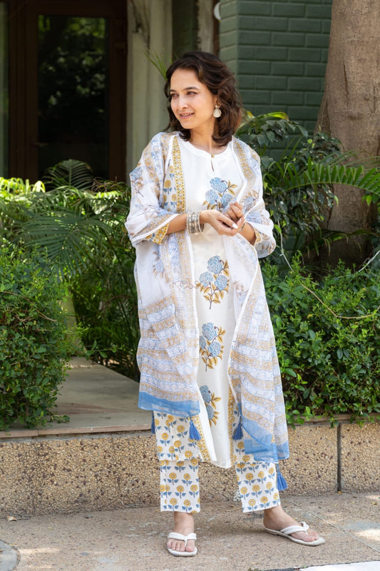 KURTA PENT WITH DUPATTA SUIT SET