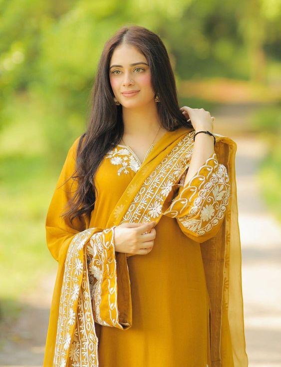 Beautiful Cotton Dress
(Kurta+Pant+ Dupatta)