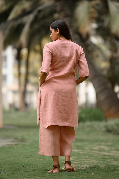 A-line Shape Kurti with Plazzo