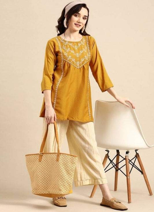 Viscose Designer Short Kurti