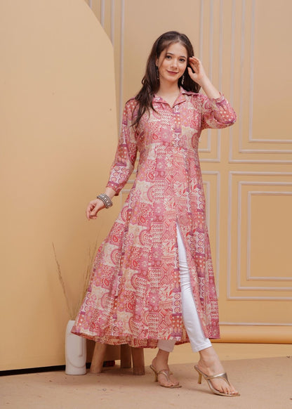 TUNIC STYLE LONG KURTI SET