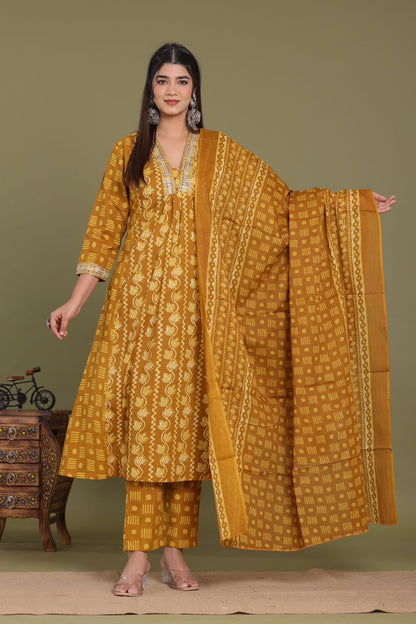 KURTA PENT WITH DUPATTA SUIT SET