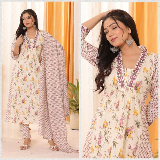 KURTA PENT WITH DUPATTA SUIT SET